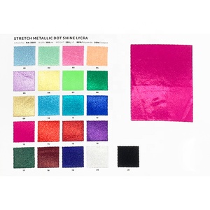 Cổ Rất Nhiều Long Lanh Bạc Phản Quang Sequin Kim Loại Lá 4 Cách Căng Nylon Spandex Vải Mặc Bikini Trượt Băng Quần Áo Bơi Vải - Product Image 4