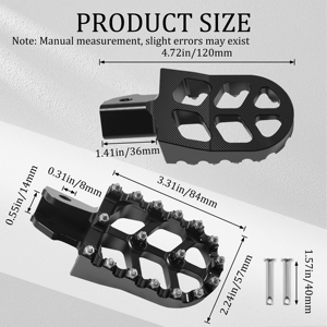 Repose-pieds CNC personnalisés pour moto électrique SurRon Light Bee XS – Pièces de rechange pour moto électrique tout-terrain - Product Image 5