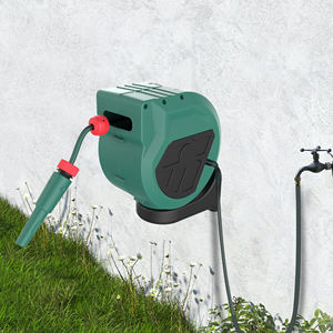 Carrete de manguera de jardín HR020 de 5/8 "y 20m, sistema de riego de carrete de manguera retráctil, carrete de manguera de lavado a presión retráctil automático - Product Image 6