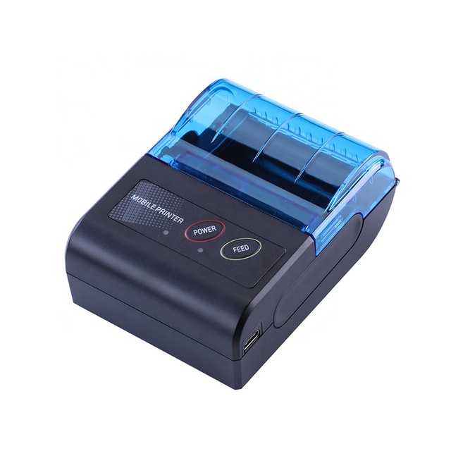 Portable Mini 58mm USB Blue Tooth Wireless Mobile Thermal Receipt Printer for Phone PC