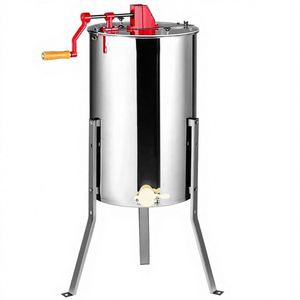 Extractor de Miel Manual de 3 Marcos de Acero Inoxidable Shengxiangmei GLQ02, Equipo de Apicultura en Estado Nuevo con Soporte - Product Image 2