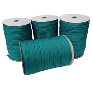 Cordon de serrage pour vêtements, cordon plat tressé creux 10 mm 100 % polyester enduit coloré pour sweat à capuche, ceinture et chapeau - Product Image 3