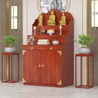 Mesa de Ofrendas para el Hogar con Tres Niveles y Altar Elevado para el Salón Principal, Mesa de Sacrificios, Altar del Salón de Entrenamiento y Santuario.