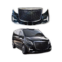 Ensemble de pare-chocs avant OUYE pour modification de voiture, grille de pare-chocs avant améliorée, kit carrosserie Maybach Stars pour V260 Vito
