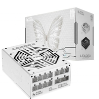 Huntkey MVP1200 PSU terbaik 80 Plus Platinum sepenuhnya Modular 1200W catu daya untuk PC Gaming komputer