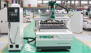 Changeur d'outils automatique PMSK bois 1325 linéaire Atc CNC routeur pour les fabricants d'armoires - Product Image 3