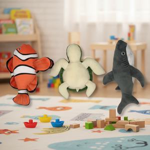 Jouets en peluche mignons et doux, animaux marins de haute qualité, vente en gros, pour activités promotionnelles - Product Image 1