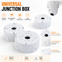 Soporte Universal Impermeable de Plástico para Cámara CCTV, Caja de Conexiones, Base de Montaje para Cámara de Seguridad, Caja de Conexiones para Exteriores