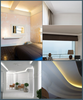 Fabricant OEM Personnalisation Fausse pierre artificielle PU en relief pour la décoration de colonnes murales de villas et d'hôtels