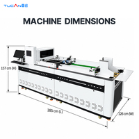 Printer Kemasan Satu Langkah Berbasis Air HP A3 dengan Konveyor Vakum untuk Kantong Kertas Kraft, Cangkir, Kipas, Tatakan Gelas, Posisi Akurat