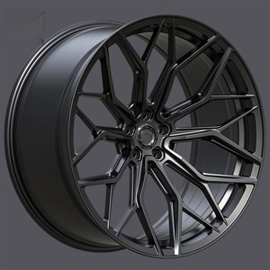 <span class=keywords><strong>Jantes</strong></span> de Voiture de Course Noires de Luxe 15-24 Pouces, 5x112 5x114.3 5x127, Forgées en Alliage Personnalisé à Forte Concavité pour W205 C300 F30 E90 Q7 Q3 - Product Image 3