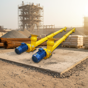 Convoyeur à vis horizontal incliné pour poudre de ciment, prix d'usine, approvisionnement en grande quantité - Product Image 1