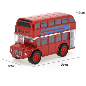 Jouets Nouveau Petit <span class=keywords><strong>Bus</strong></span> en Métal à Remonter <span class=keywords><strong>Jaune</strong></span> <span class=keywords><strong>Jouet</strong></span> en Plastique <span class=keywords><strong>Bus</strong></span> à Deux Étages HN954796 - Product Image 2