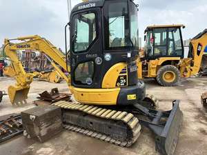 Excavadora de cadenas usada Komatsu PC35 de 3 toneladas, modelo 2022, en excelentes condiciones, para uso comercial, 100% origen Japón, probada. - Product Image 2