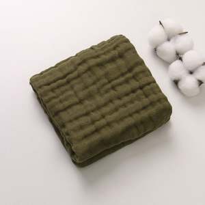 100% Cotton <b>Muslin</b> Baby Burp Cloths <b>Large</b> 35*75cm <b>Extra</b> Soft and Absorbent Gauze Handkerchief Towel for Boys and Girls - Product Image 4