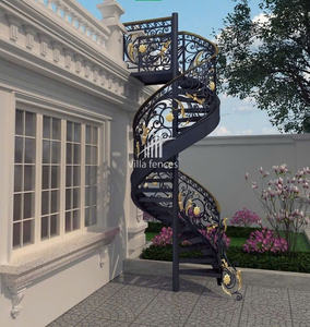 Escalera Moderna de Hierro Fabricada con Acero Sólido de 14x14 mm y Tres Años de Garantía, Alta Calidad - Product Image 1