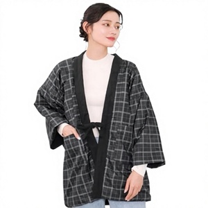 Chaqueta Bomber de Invierno para Mujer, Estilo Europeo y Americano, Tejida, Sólida, con Cierre de Cremallera, Corte Holgado - Product Image 3
