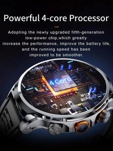 Nouvelle version globale H18 montre intelligente 4G Android HD caméra appel vocal étanche écran 1.95 "GPS WiFi positionnement NFC Smartwatch - Product Image 5