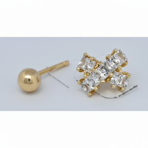 Splendido assortimento di gioielli placcati in oro a sei pezzi per un fascino visivo e accessori alla moda - Product Image 1