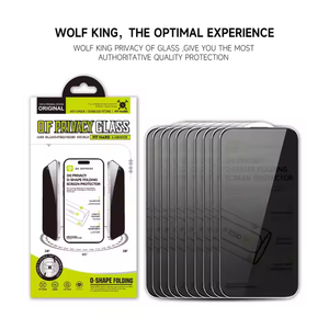 Film de protection d'écran en verre trempé Mica Anti-espion pour Iphone 14 15 16 17Pro Max Accessoires de téléphone portable - Product Image 4