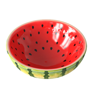 Ciotola per Animali Domestici in Gres Ecologico con Motivo a Anguria, Base Pesante Personalizzata per Stabilità e Alimentazione Lenta, Premium per Esterni e Interni - Product Image 3