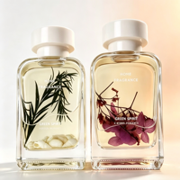 Diffuseur de parfum d'ambiance en verre carré de luxe, diffuseur à bâtonnets longue durée pour la maison, idéal pour la décoration intérieure et les cadeaux
