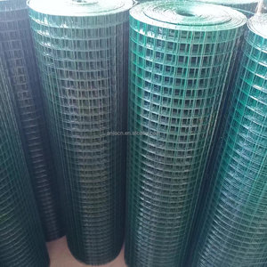 Rouleaux de <span class=keywords><strong>grillage</strong></span> soudé en PVC vert, calibre 14, maille de 1/4 po, pour clôture - Product Image 4