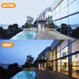 Película Arquitectónica para Ventanas de Visión Unidireccional de PTFE Gris Plateado, Protección Solar y Privacidad, para Cristales - Product Image 6