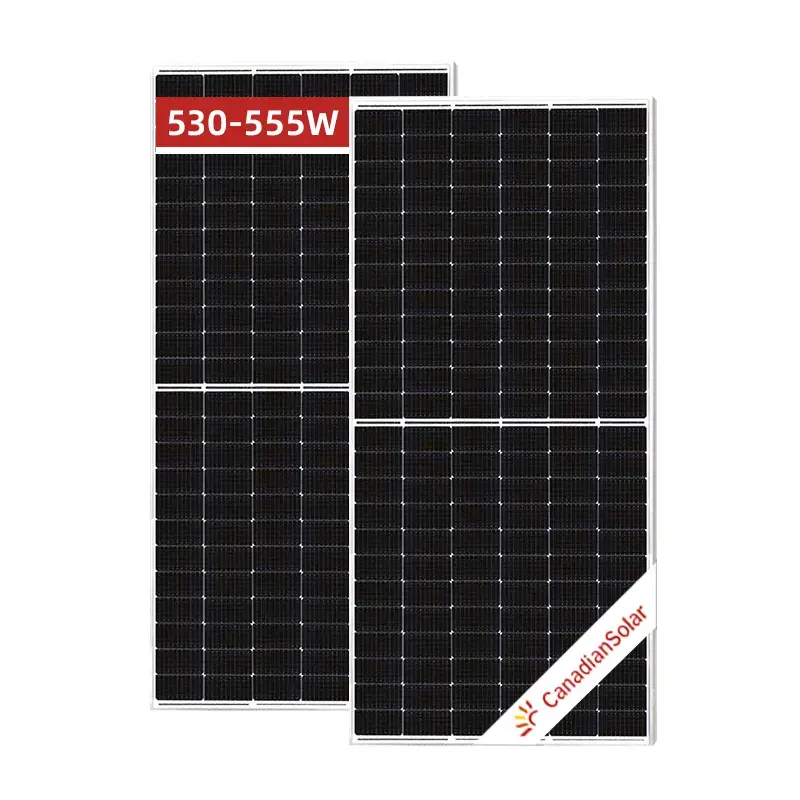 Hot Selling Canadian Monokristallijne Zonnepanelen 550W 144 Cellen 182Mm Thuisgebruik Zonnepaneel Voor Zonnestelsel