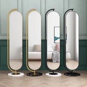 モダンスタイルの部屋装飾ドレッシングフロアスタンディングミラー回転可能なフルレングスミラー - Product Image 4