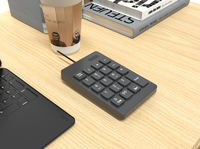 OEM portabel akuntansi keuangan kabel proyeksi numerik Keypad K20 19 kunci USB Plug and Play dapat diprogram antighosting baru