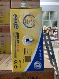 Gtk-câble de vidéosurveillance Cat5 Utp, panneau de raccordement réseau, 4 paires, de Communication <span class=keywords><strong>Rj45</strong></span>, couleur, 305m - Product Image 6