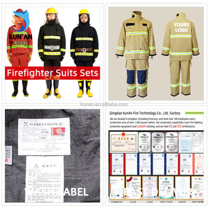 Abbigliamento Antincendio con Fodera Rimovibile Ignifuga Compatibile con SCBA per <span class=keywords><strong>Vigili</strong></span> <span class=keywords><strong>del</strong></span> <span class=keywords><strong>Fuoco</strong></span> e Fabbriche - Product Image 5