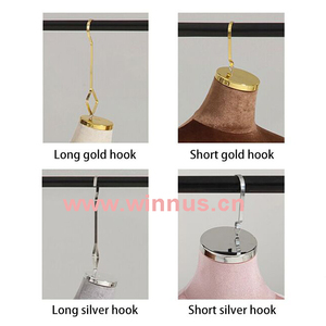 Vêtements pour femmes Velvet Long Evening Ball Grown Wedding Dress Dress Form Hanging <span class=keywords><strong>Mannequin</strong></span> Torso Female Body for Clothing Shop - Product Image 6