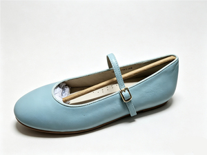 Elegantes Zapatos Planos Mary Jane de Cuero Negro con Punta Redonda, Correa Única y Diseño Ligero - Product Image 4