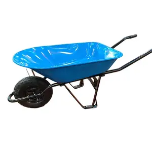 WB7400R Hot-sale in America steel tray construction single wheel wheelbarrow