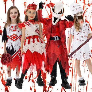 <span class=keywords><strong>Disfraz</strong></span> de Halloween para Niños y Niñas, <span class=keywords><strong>Disfraz</strong></span> de Reina Sangrienta, Horror, <span class=keywords><strong>Animadora</strong></span>, Silent Hill, Enfermera Zombi, Cosplay, Uniforme de Ghost Face - Product Image 1
