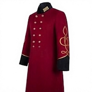 Manteau long croisé de style vintage pour homme, idéal pour les cérémonies en extérieur et les spectacles - Product Image 3