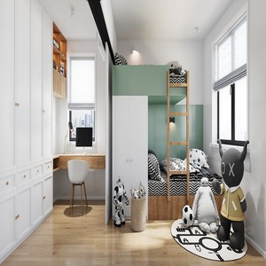 Armoire pour enfants BALOM pour la <span class=keywords><strong>chambre</strong></span> des garçons |   Armoire de <span class=keywords><strong>chambre</strong></span> à coucher pour garçons personnalisée, écologique et durable - Product Image 4