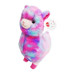 Đồ Chơi Vải Nhung Lông Trẻ Em Alpaca ICTI Kiểm Toán Dễ Thương Cầu Vồng Alpaca Llama