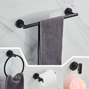 <span class=keywords><strong>Décoration</strong></span> De <span class=keywords><strong>Toilette</strong></span> De Luxe En Acier Inoxydable Moderne BathBathroom Ensembles D'accessoires - Product Image 6