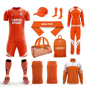 Luson, новый индивидуальный комплект для футбольного клуба, домашняя сублимационная одежда с номером, футбольная футболка в полоску, желто-синий цвет - Product Image 3