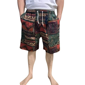 <span class=keywords><strong>Pantalones</strong></span> <span class=keywords><strong>Cortos</strong></span> <span class=keywords><strong>de</strong></span> Playa Casuales <span class=keywords><strong>de</strong></span> <span class=keywords><strong>Lino</strong></span> y Algodón para <span class=keywords><strong>Hombre</strong></span>, Estilo Étnico Dai, Corte Holgado, para Surf, Deportes Acuáticos y Uso en Casa - Product Image 1
