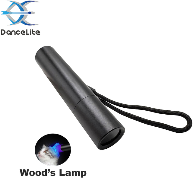 LOGO Customized Mini S18 High Power 5W UV 365nm Wood's Lamp Ultraviolet Testing USB-C Flashlight 18650 Battery Built-in