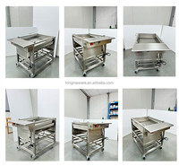 Stainless Steel Lightweight Semi-Automatic Donut Chocolate Coating Enrober Easy Operation for Restaurant Bakery Use