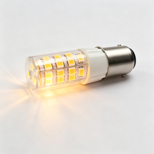 หลอดไฟ LED แบบขั้ว BA15D 3.5W SMD 2835 AC 230V ฝาครอบ PC+ตัวหลอดเซรามิก สำหรับใช้ในที่อยู่อาศัย หลอดไฟ LED BA15D - Product Image 4