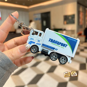 Porte-clés de simulation de camion express en alliage mini porte-clés de camion de transport logistique - Product Image 2