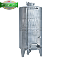 Cuve de fermentation de vin de navire de brassage de cidre de pomme d'acier inoxydable pour le stockage