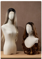 Présentoir de Tête Réglable en Métal, Mannequin Élégant en Mousse avec Tête en Plastique pour Perruques, Vêtements et Foulards – Pratique