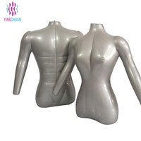 Mannequin gonflable stable, personnalisé, durable, pour affichage en magasin, mannequin gonflable féminin pour le haut du corps, directement de l'usine